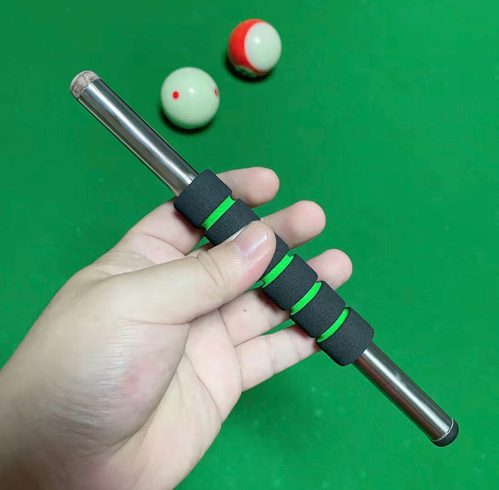 Mini Steel Jump Cue Stick - Portable Pencil-Style Pool Jump Cue for 8-Ball & 9-Ball Trick Shots